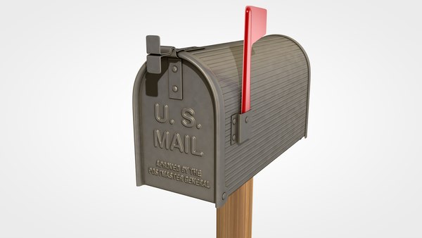 Clef PTT boite aux lettres - universal mailbox key 3D model