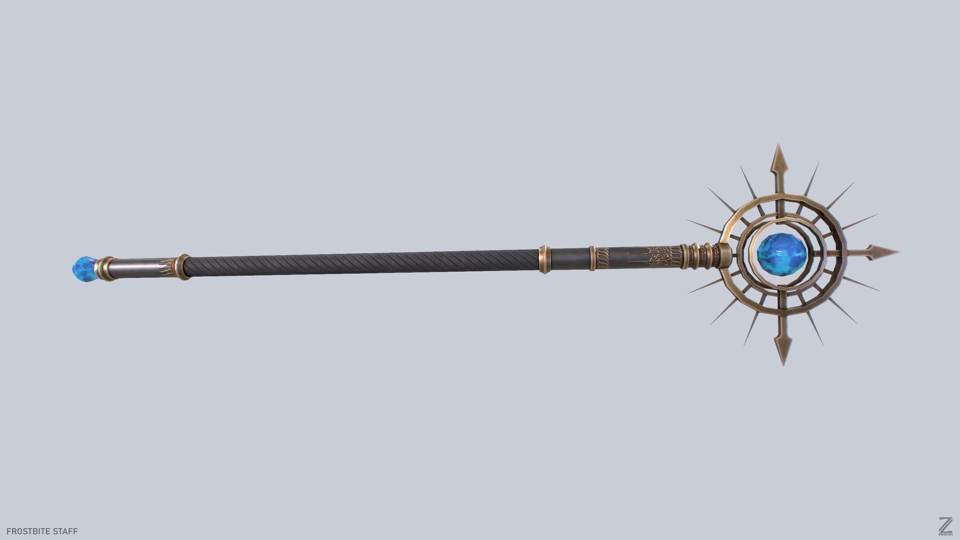 3D Frostbite Staff Model - TurboSquid 2234831