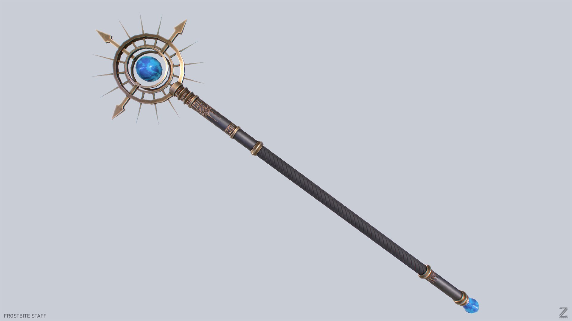 3D Frostbite Staff Model - TurboSquid 2234831