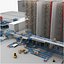 3D cheese industry conveyors warehouse model