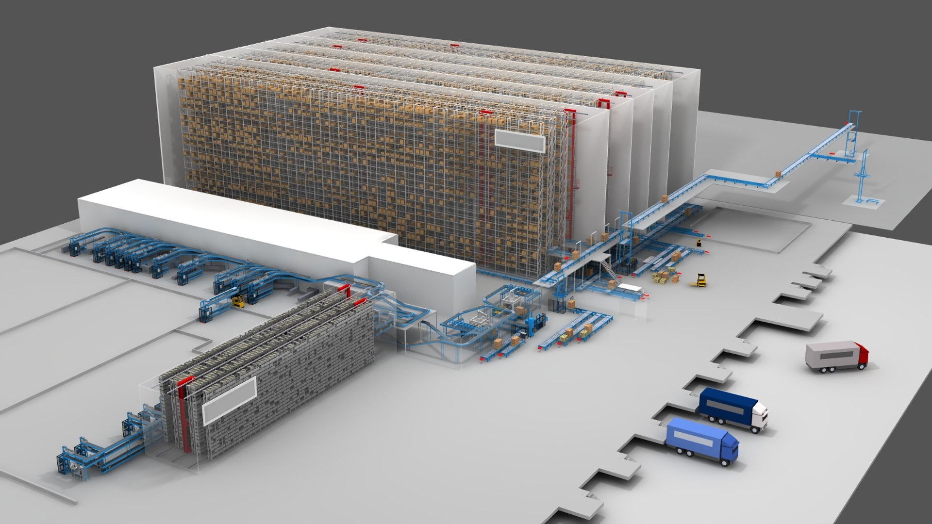 3d Cheese Industry Conveyors Warehouse Model - Turbosquid 1452184