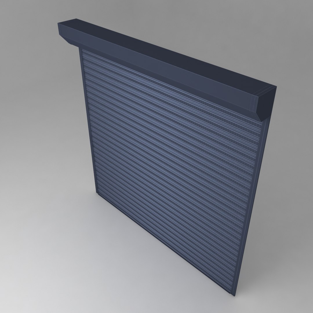 Store Garage Door 3D - TurboSquid 1370832