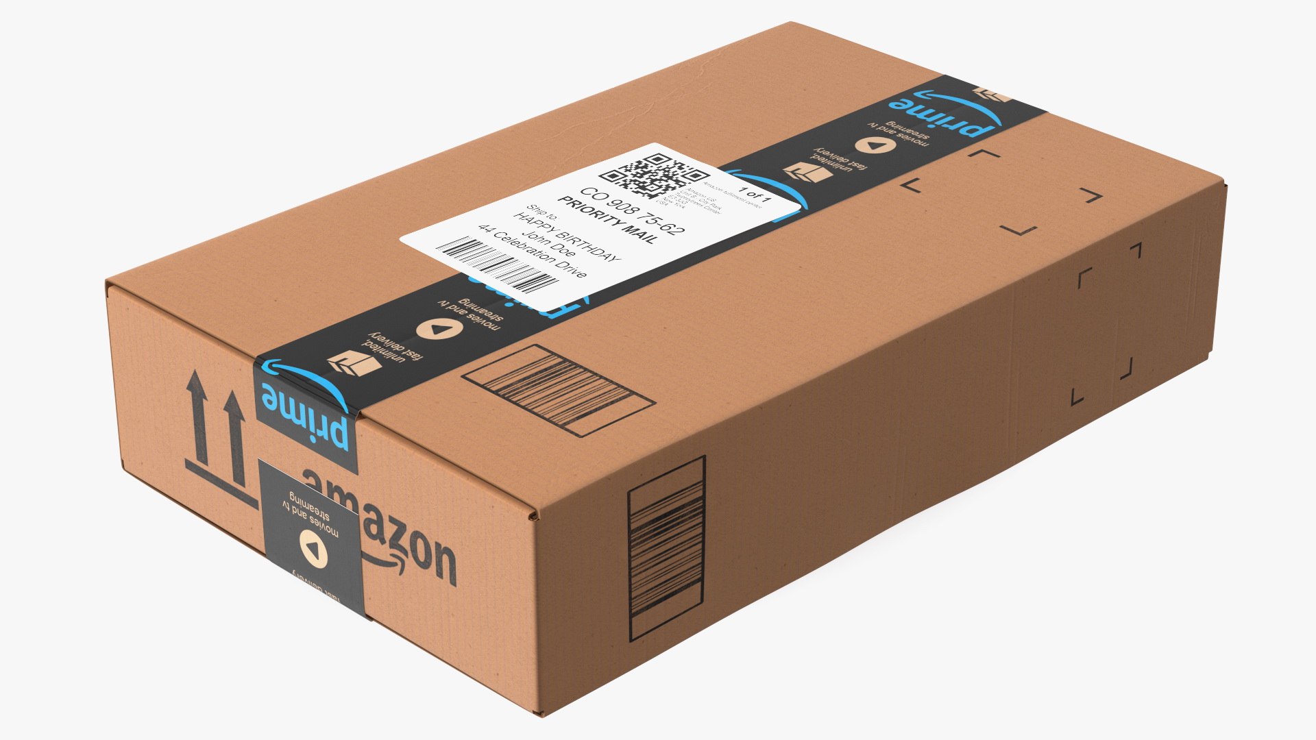 Amazon Parcels Box 41x26x10 3D model - TurboSquid 1903039