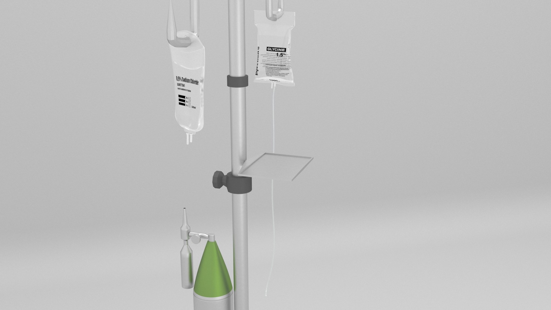 3D Iv Bag Stand Model TurboSquid 1561600
