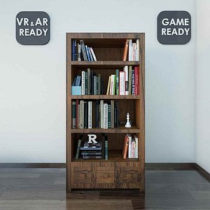 3d furniture bookshelf games
