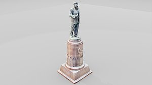 Kalinin Sculpture in Kaliningrad 3D