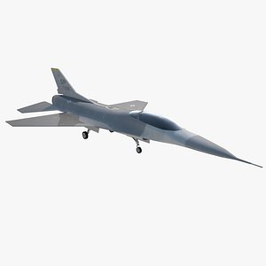 general dynamics f-16 fighting falcon 3D model