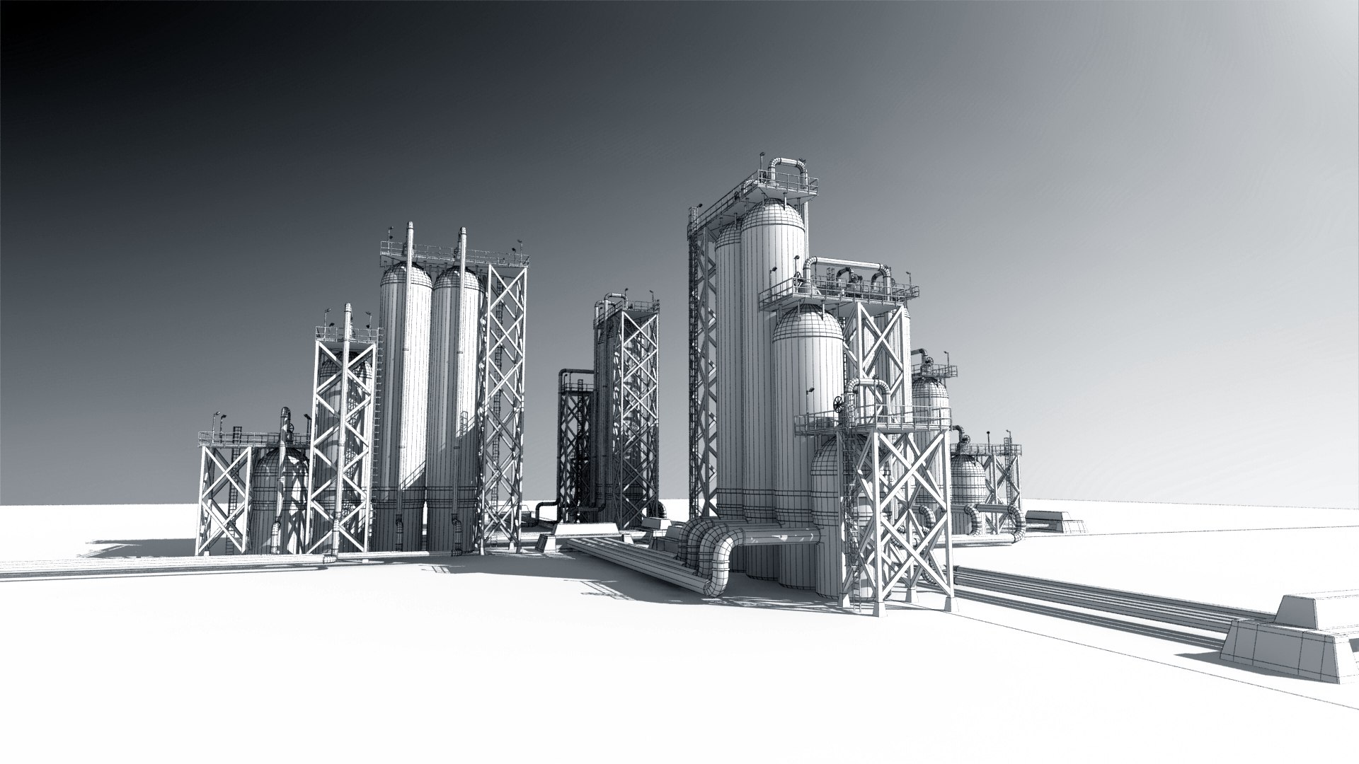 3D Model Metal Refinery Part 03 - TurboSquid 2049284