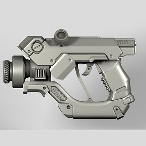sci-fi gun model