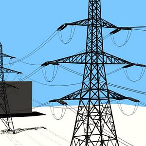 High Tension (low polygonal) Line