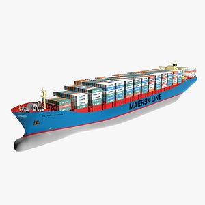 Maersk Dampier Mega Container Ship