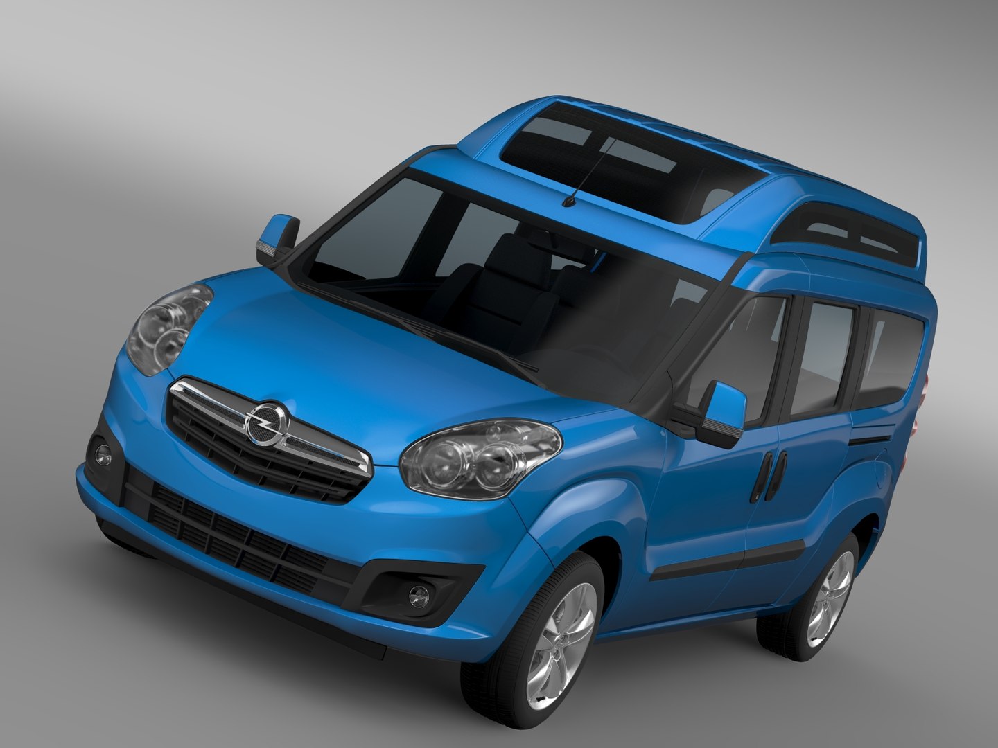 Opel Combo Tour Roof 3d C4d
