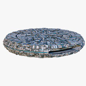 UFO Spaceship Lowpoly Game Ready