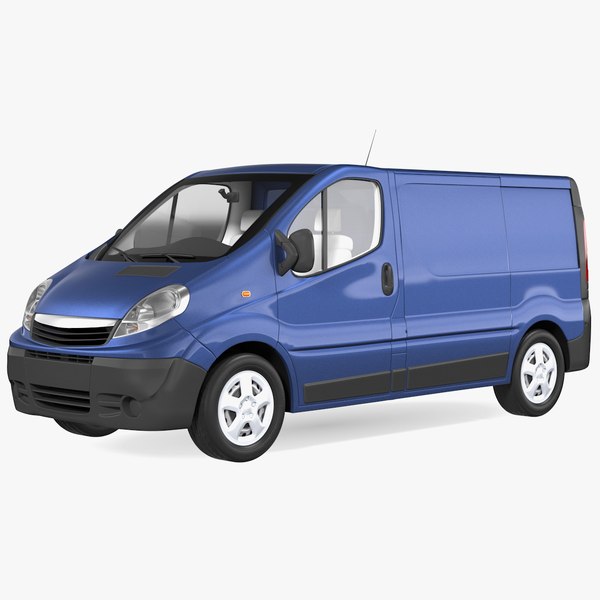 3D commercial cargo van cars