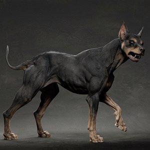 dog animal 3D