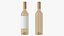 Wine bottles for mockup 3D