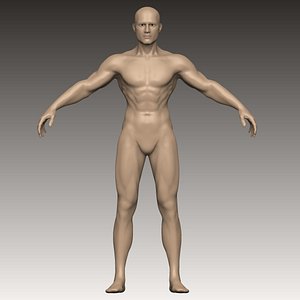 T POSE base body man cuerpo base hombre