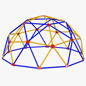 3D model Geodesic Dome V2
