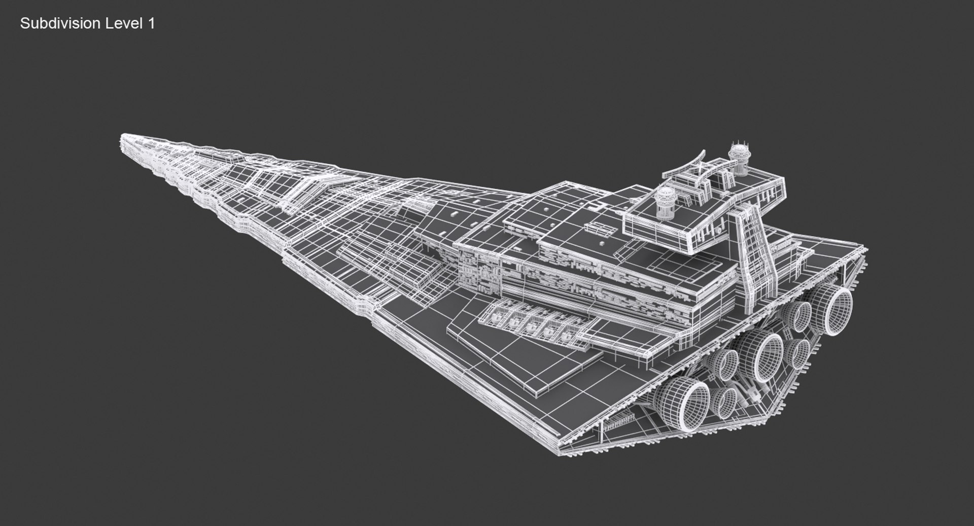 3d fbx star destroyer https://p.turbosquid.com/ts-thumb/4M/fDA1zi/VX8A5j1K/xxswdestroyer_wire_4/jpg/1442330350/1920x1080/fit_q87/0e56d570488d057ba11a31246fc1fe1f5e81777d/xxswdestroyer_wire_4.jpg