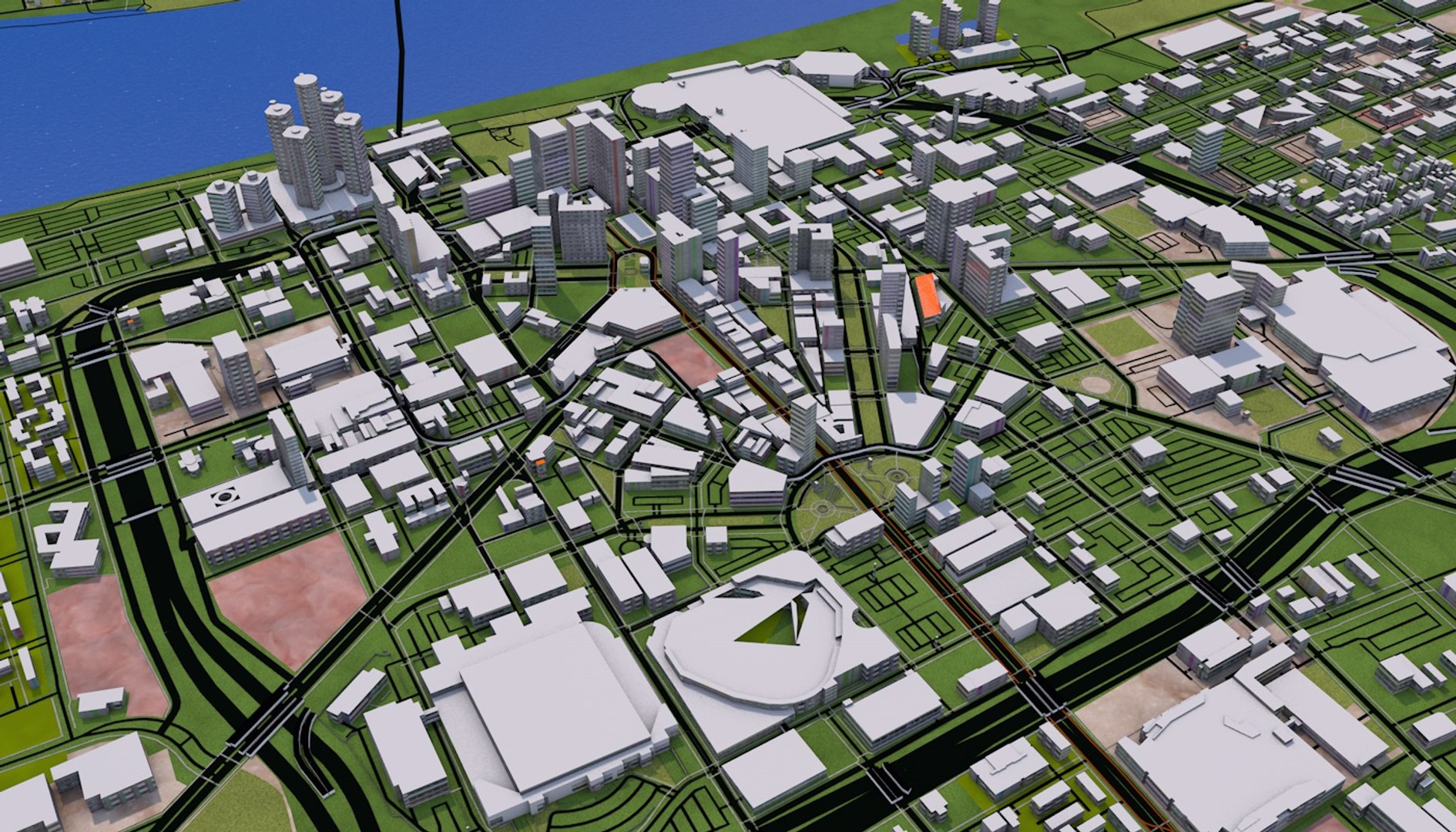 3D denver city - TurboSquid 1593915