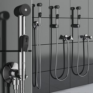 3D hygienic shower grohe trigger model