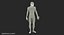 Anatomía del sistema muscular masculino masculino para cine 4D