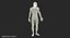 Anatomía del sistema muscular masculino masculino para cine 4D