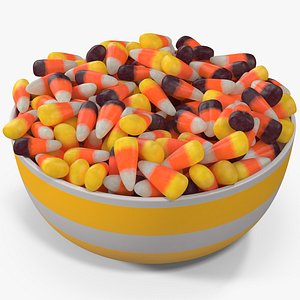 candy corn 7 3D