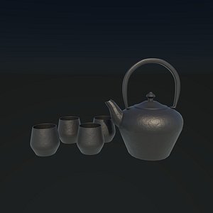 3D Kettle Pot Tea 3D model
