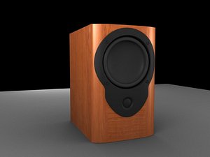 obj speaker wooden mission