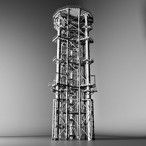 Torch Rack industrial tower 3D model
