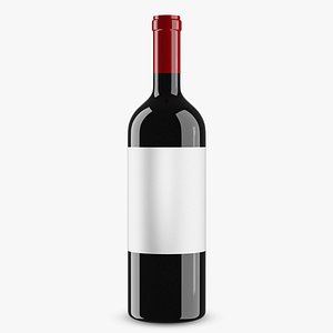 3D model wine bottle 04