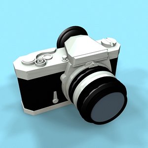 camera nikkormat 3d model