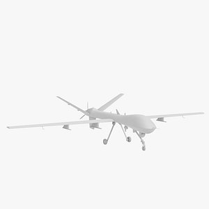 mq-9 reaper uav drones 3d model