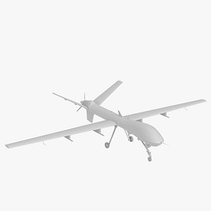 mq-9 reaper uav drones 3d model