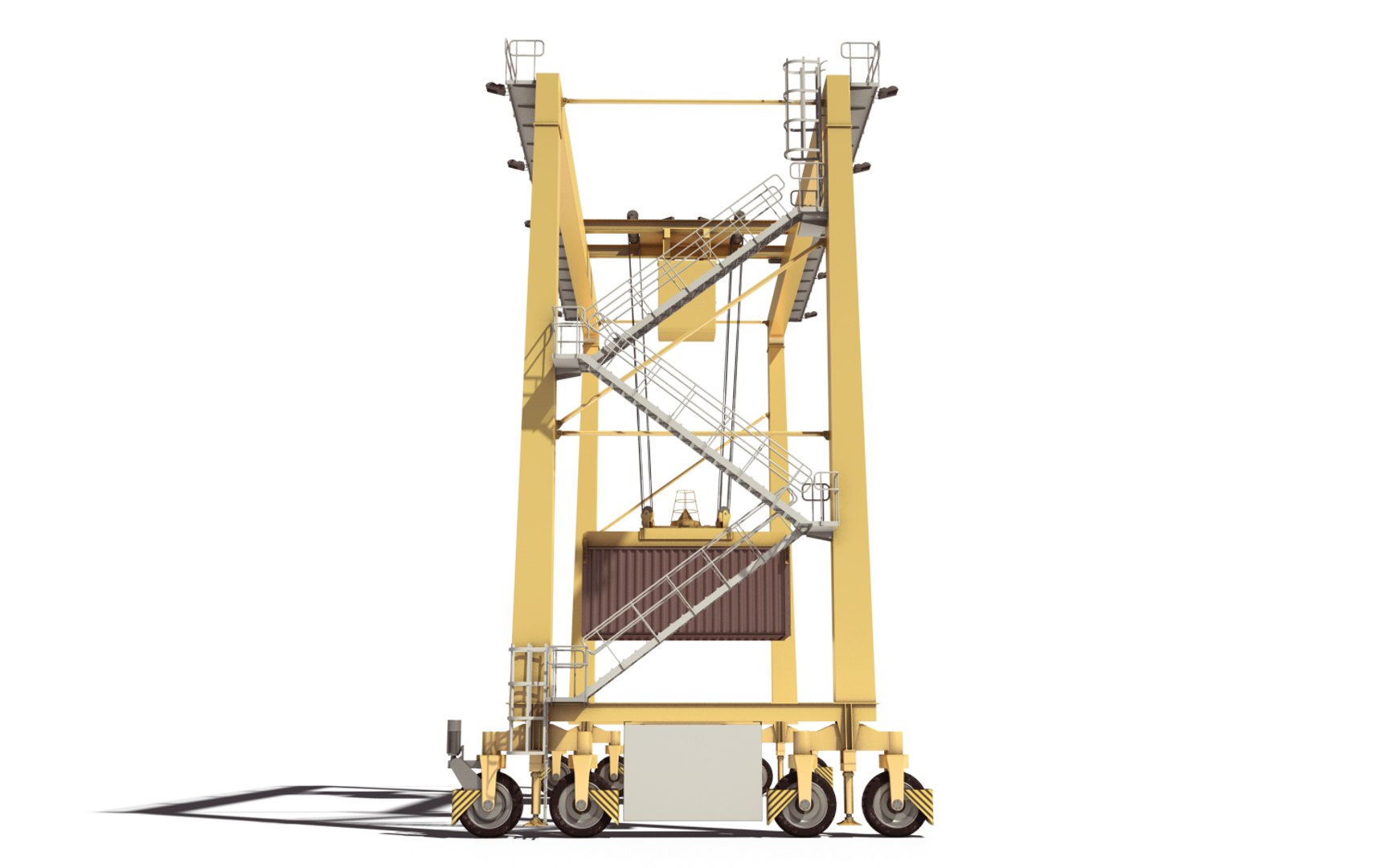 Rtg Crane 3d Model