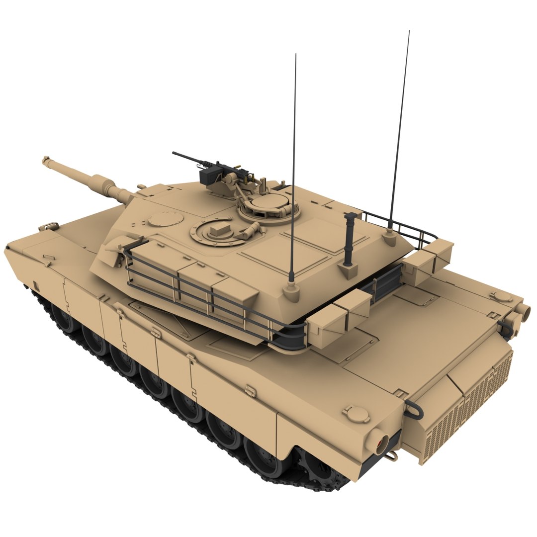 3D m1 abrams - TurboSquid 1306926