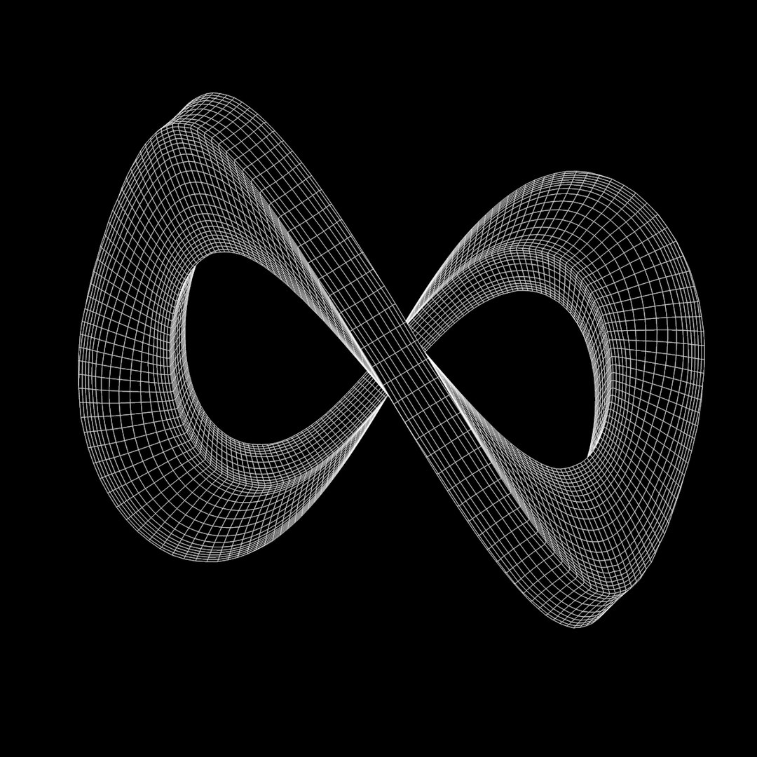 3D infinity loop abstract model - TurboSquid 1421350