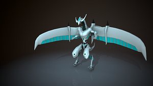 3D shooting star dragon