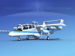 3ds propellers nasa rockwell ov-10 bronco