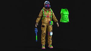 Zombie Worker Girl 3