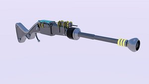 alien disintegrator 3D model
