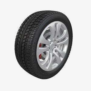 Car Wheel With Alloy Disc