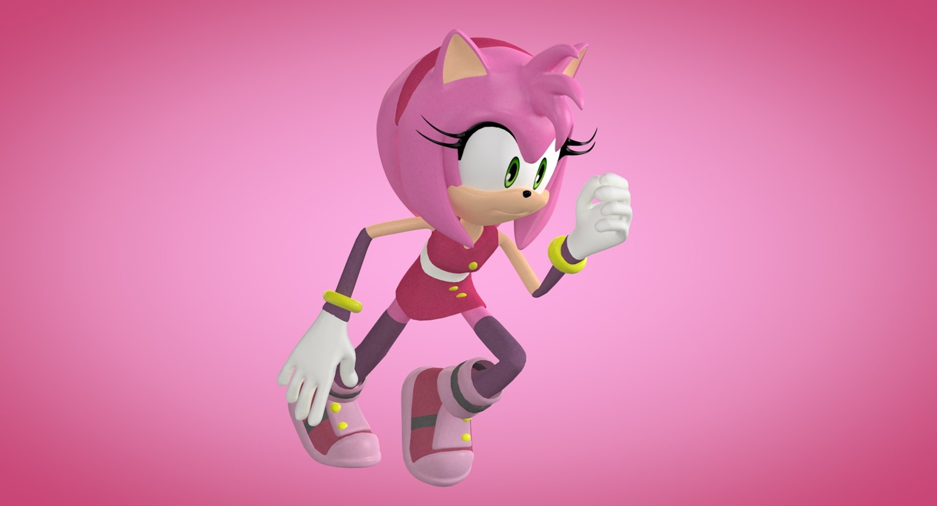 Sonic e Amy Rose Modelo 3D - TurboSquid 1085207