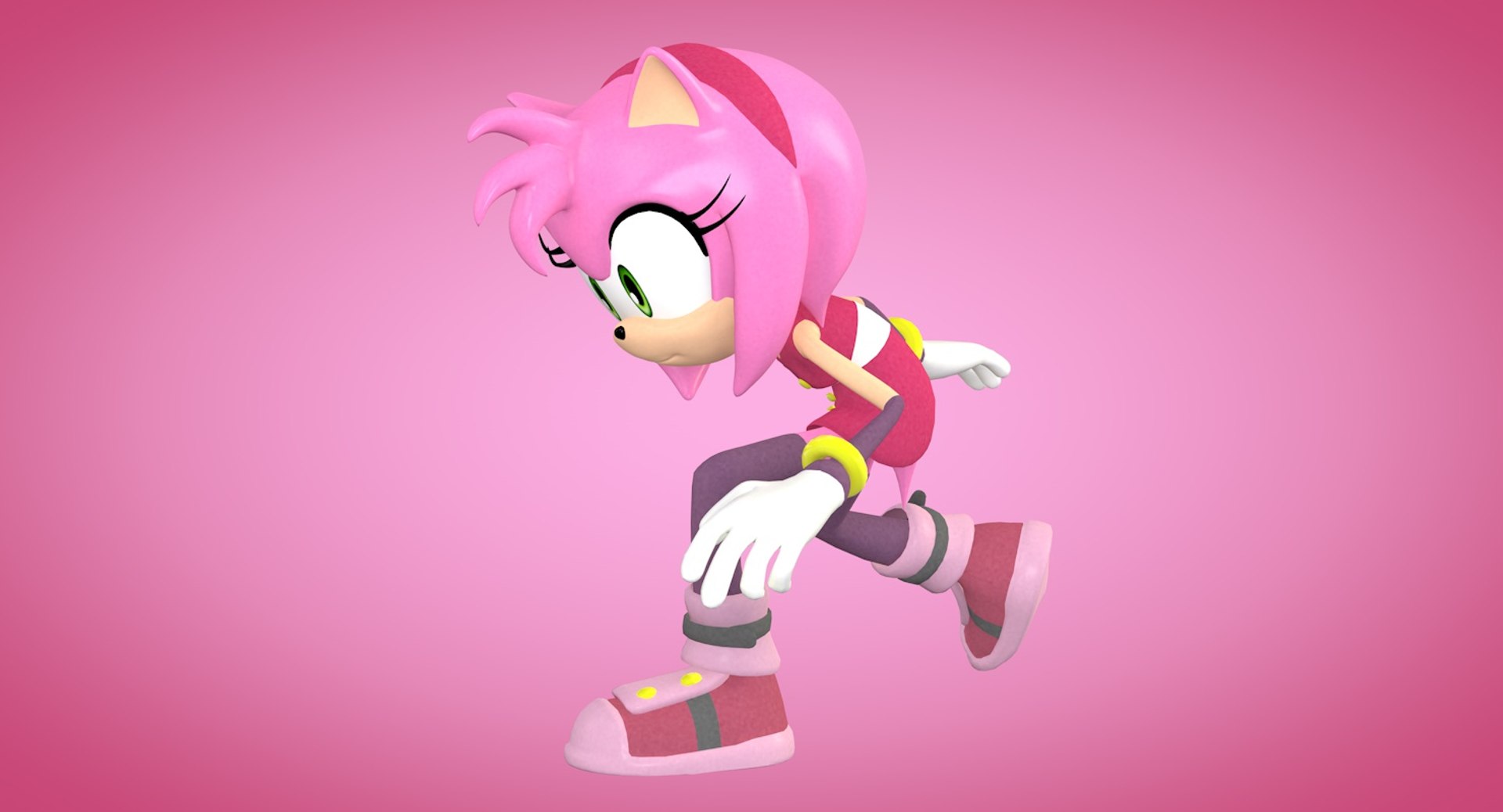 Free OBJ file Amy Rose SONIC Amy Rose 3D MODEL RIGGED Amy Rose DRAGON  DINOSAUR POKÉMON SONIC PET pet Amy Rose 🌹・3D print model to download・Cults