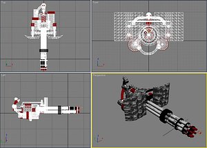 minigun 3d max
