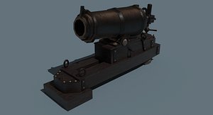 3D carronade cannon