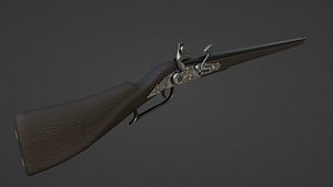 3D model 1598 Snaphaunce Rifle