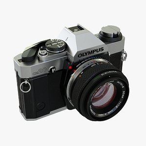 3D Olympus OM-20 - OM-G Analog Film Camera
