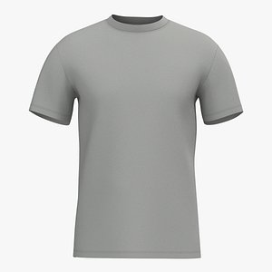 Male regular tshirt 3D model